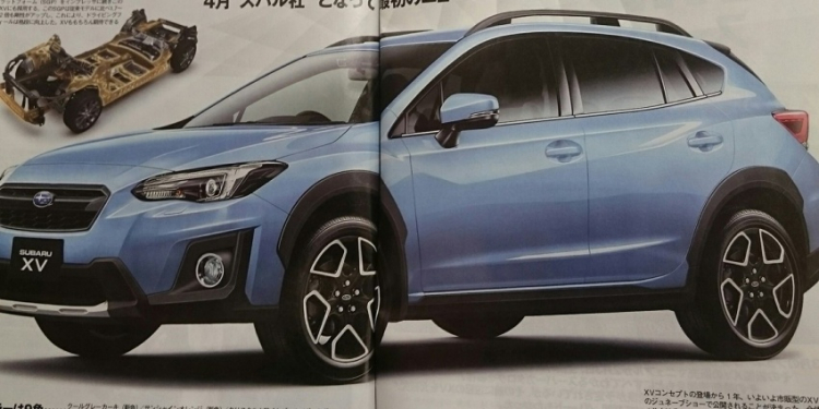 Subaru XV 2018 thế hệ mới lộ diện trên tạp chí Nhật