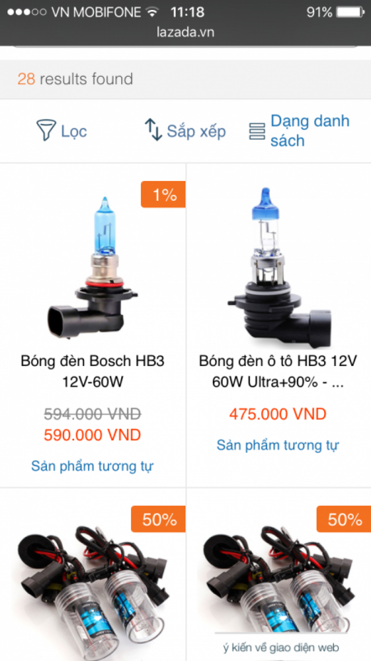 Hỏi về bóng đèn HID