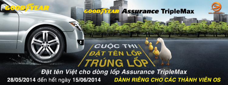 CUỘC THI "ĐẶT TÊN LỐP TRÚNG LỐP" TỪ GOODYEAR VIETNAM