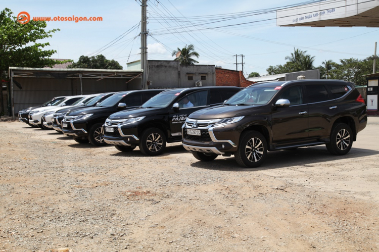 Test thử tiêu thụ nhiên liệu của Pajero Sport 2017