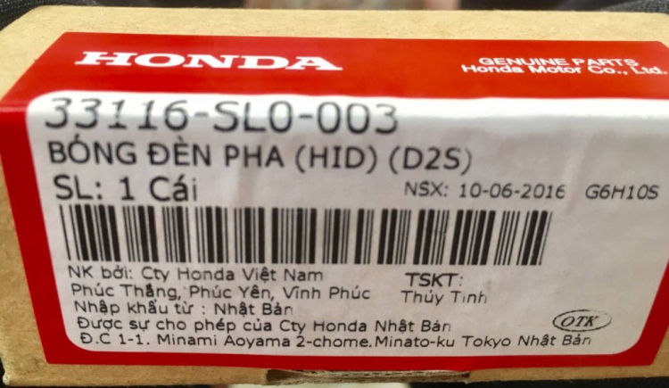 Hỏi về bóng đèn HID Hỏi về bóng đèn HID