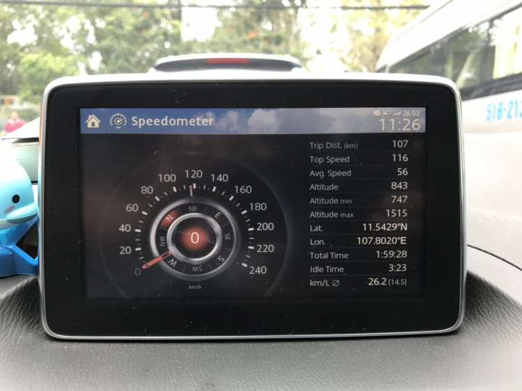 Đánh giá mức tiêu thụ nhiên liệu của xe Mazda 3 All New 1.5 Sedan 2016 (ODO: 13.000 KM)
