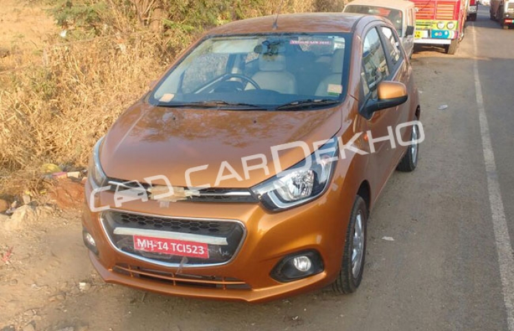 Chevrolet Spark 2017 bản facelift chạy thử ở Ấn Độ