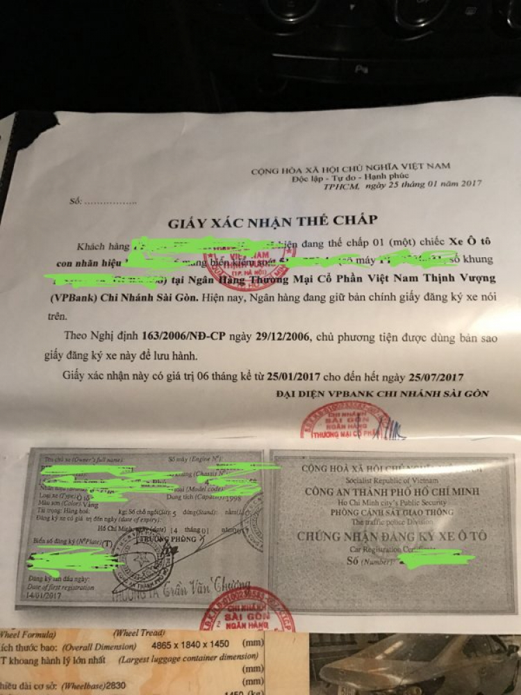 Phạt vì giấy tờ ngân hàng