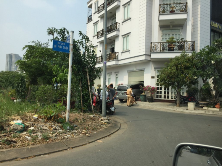 Tai nạn đầu giờ chiều nay.