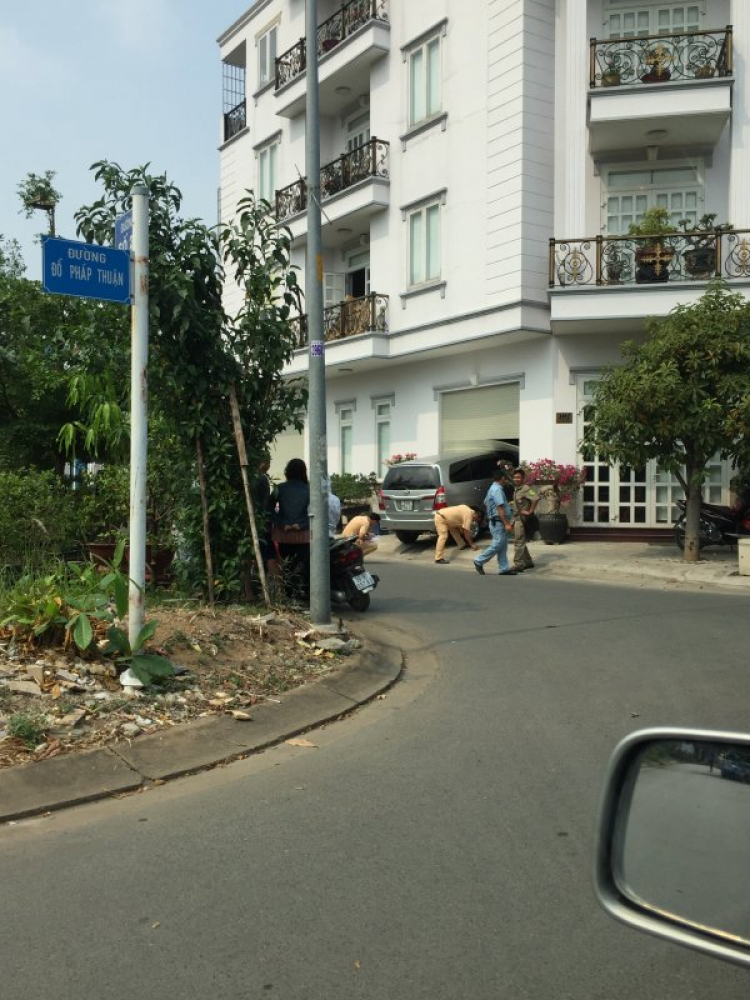 Tai nạn đầu giờ chiều nay.