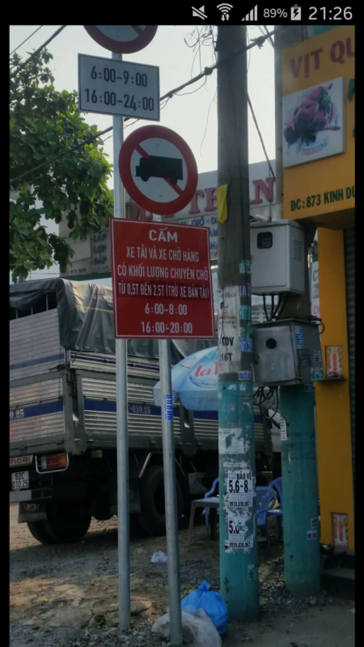 bảg cấm xe >500kg