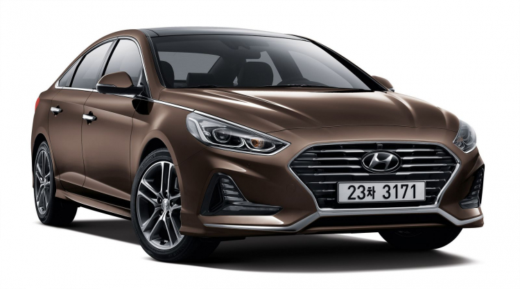 Hyundai tung ảnh chính thức Sonata 2018 tại Hàn Quốc