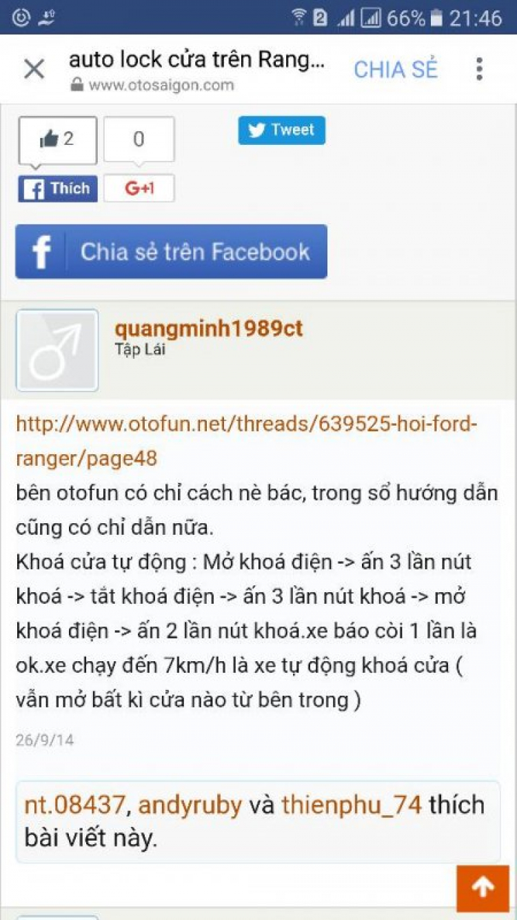 Nhật kí anh thanh niên dọn xe Ranger XLS sau 6 tháng Nhật kí anh thanh niên dọn xe Ranger XLS sau 6 tháng