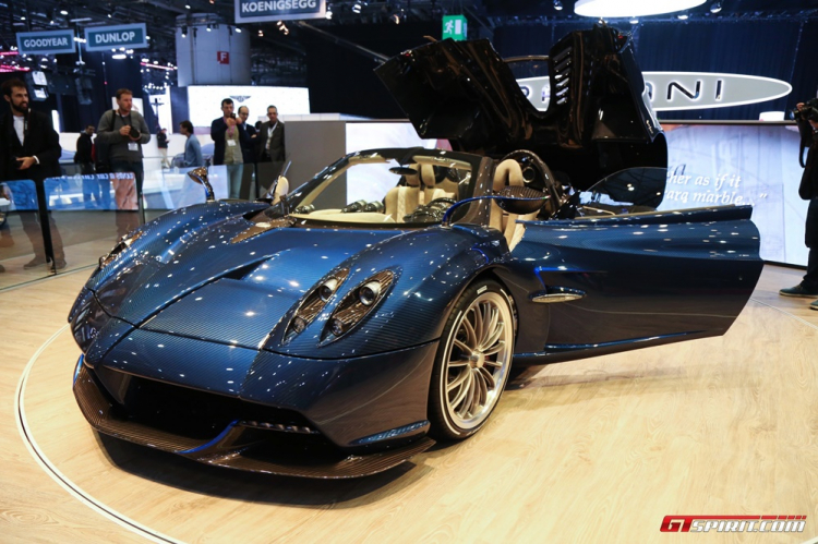 [GIMS2017] Vẻ đẹp siêu xe mui trần Huayra Roadster giá 2,5 triệu USD