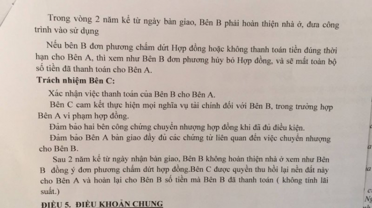 Nhờ tư vấn về thời hạn phải xây nhà trên đất nền dự án