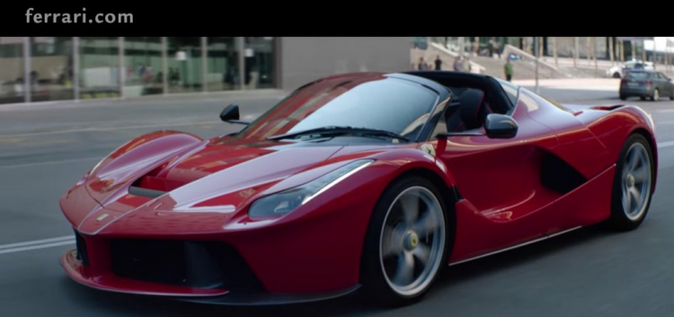 Sebastian Vettel lái Ferrari LaFerrari Aperta