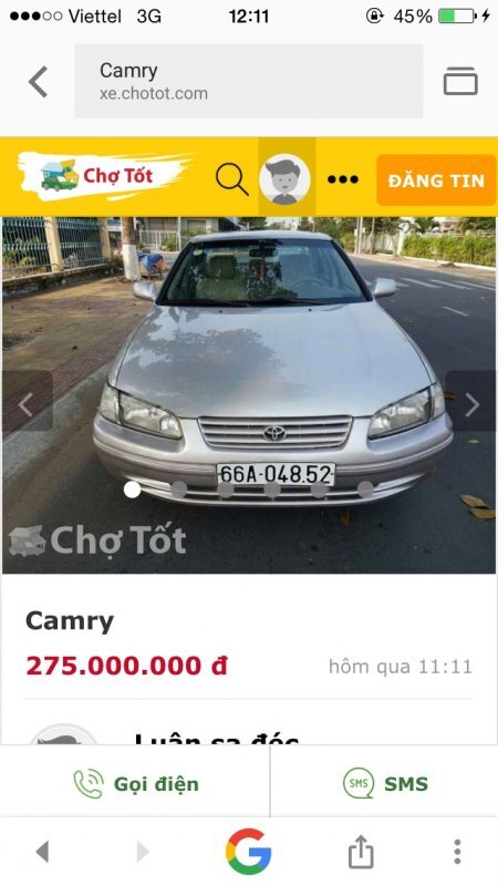 Camry: Trao đổi kinh nghiệm sửa chữa, phụ tùng Camry 8X 9X 0X (Đời 86 đến 2000) Camry: Trao đổi kinh nghiệm sửa chữa, phụ tùng Camry 8X 9X 0X (Đời 86 đến 2000)