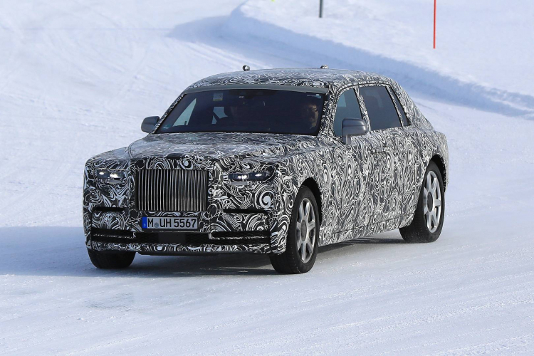 Bắt gặp Rolls-Royce Phantom thế hệ mới chạy thử