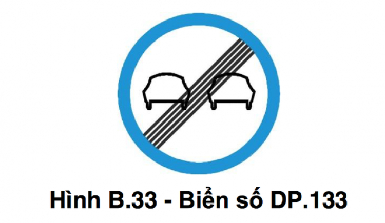 Hỏi về biển báo cấm vượt Hỏi về biển báo cấm vượt