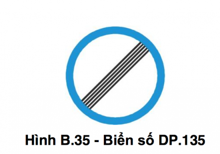 Hỏi về biển báo cấm vượt Hỏi về biển báo cấm vượt