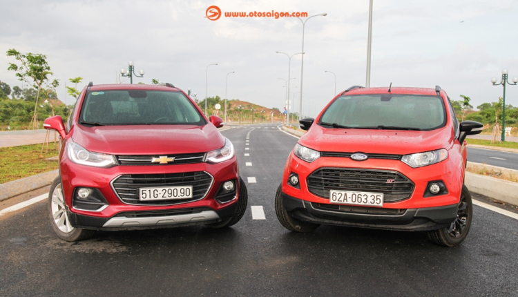 So sánh chi tiết Chevrolet Trax giá 769 triệu và Ford EcoSport giá 664 triệu