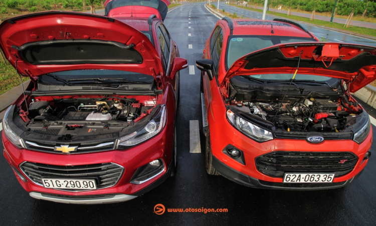 So sánh chi tiết Chevrolet Trax giá 769 triệu và Ford EcoSport giá 664 triệu So sánh chi tiết Chevrolet Trax giá 769 triệu và Ford EcoSport giá 664 triệu