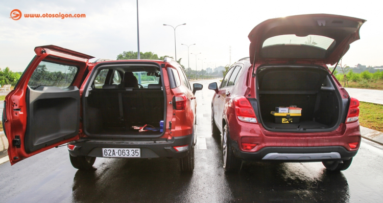 So sánh chi tiết Chevrolet Trax giá 769 triệu và Ford EcoSport giá 664 triệu So sánh chi tiết Chevrolet Trax giá 769 triệu và Ford EcoSport giá 664 triệu