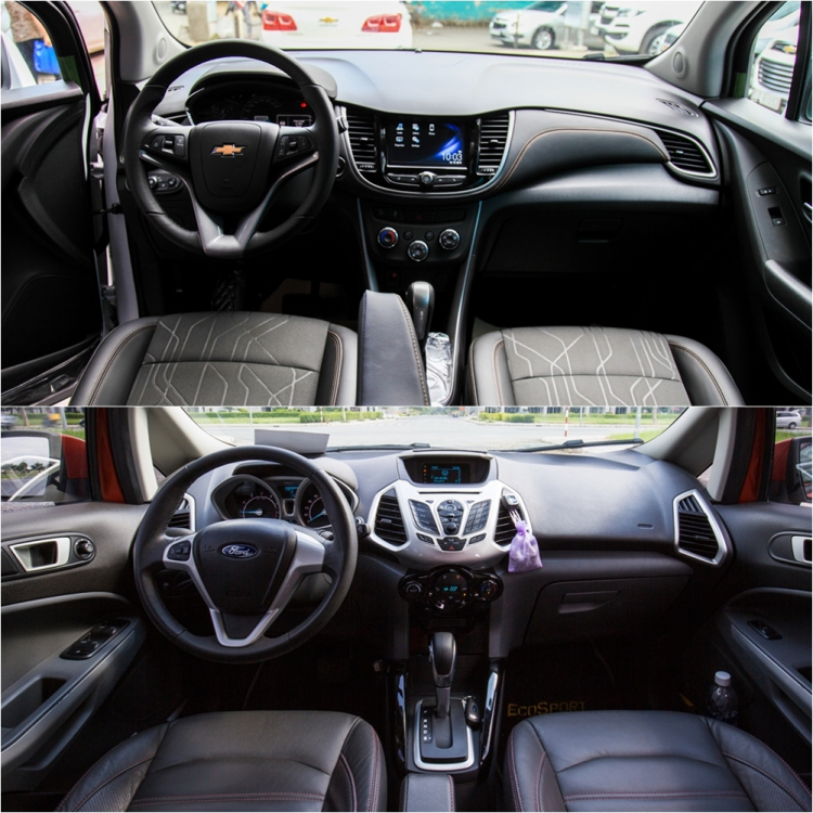 So sánh chi tiết Chevrolet Trax giá 769 triệu và Ford EcoSport giá 664 triệu So sánh chi tiết Chevrolet Trax giá 769 triệu và Ford EcoSport giá 664 triệu