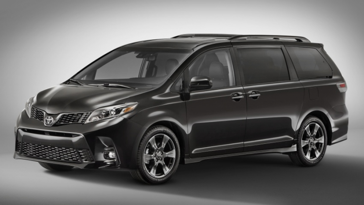 Toyota Sienna 2018 làm mới ngoại hình, sắp có mặt tại New York Auto Show