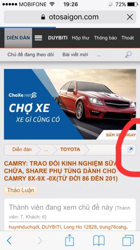 Camry: Trao đổi kinh nghiệm sửa chữa, phụ tùng Camry 8X 9X 0X (Đời 86 đến 2000) Camry: Trao đổi kinh nghiệm sửa chữa, phụ tùng Camry 8X 9X 0X (Đời 86 đến 2000)