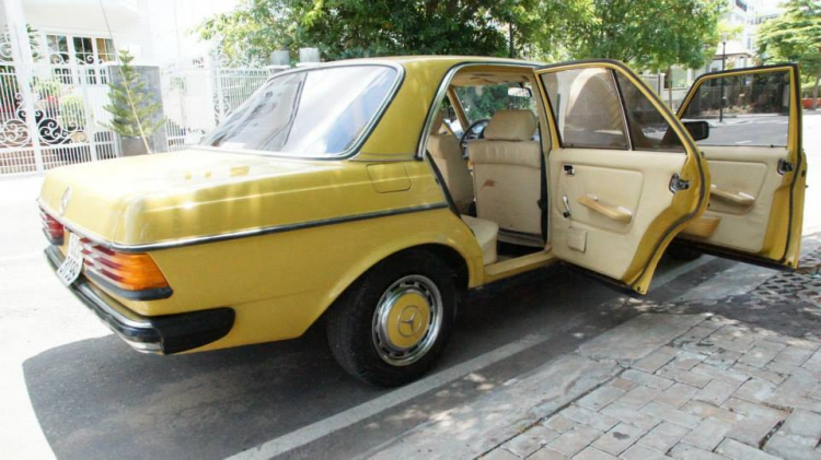 “Xe cổ” Mercedes 230E W123 đời 1976 rao bán ở Sài Gòn với giá 70 triệu đồng