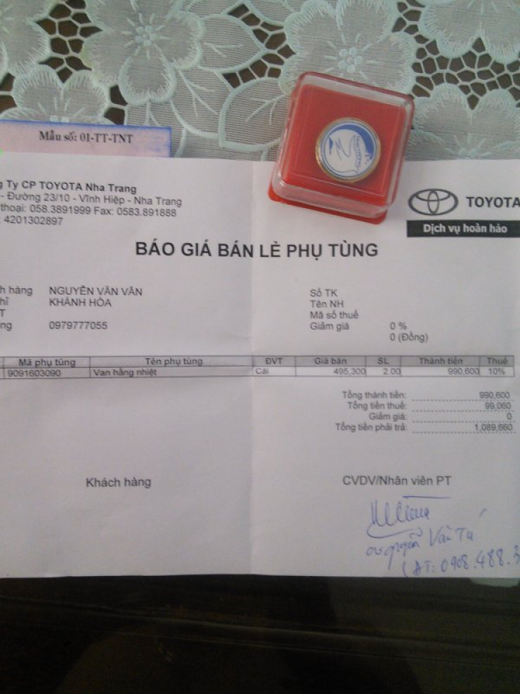 Camry: Trao đổi kinh nghiệm sửa chữa, phụ tùng Camry 8X 9X 0X (Đời 86 đến 2000) Camry: Trao đổi kinh nghiệm sửa chữa, phụ tùng Camry 8X 9X 0X (Đời 86 đến 2000)
