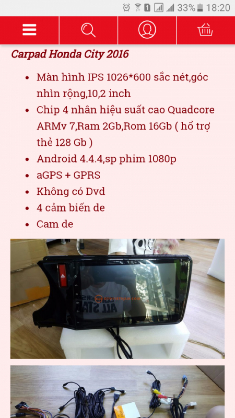 DVD cho Honda City 2016 DVD cho Honda City 2016