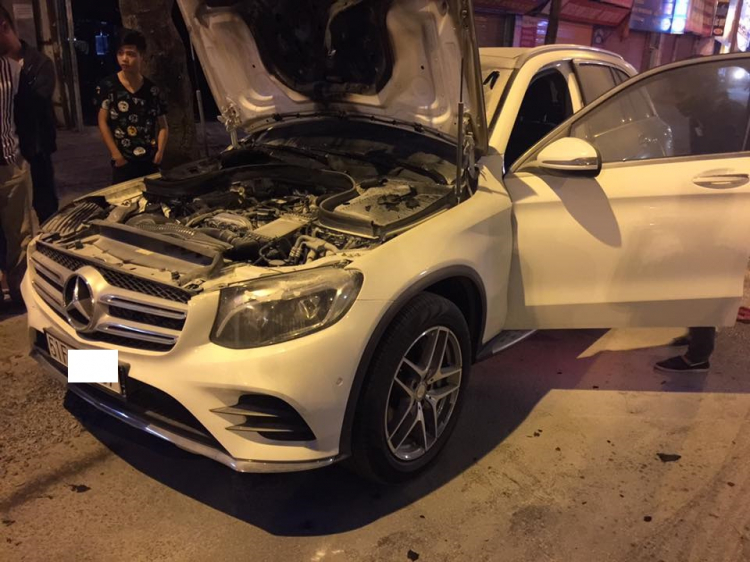 Xôn xao ảnh Mercedes GLC đầu tiên ở Việt Nam phát hoả