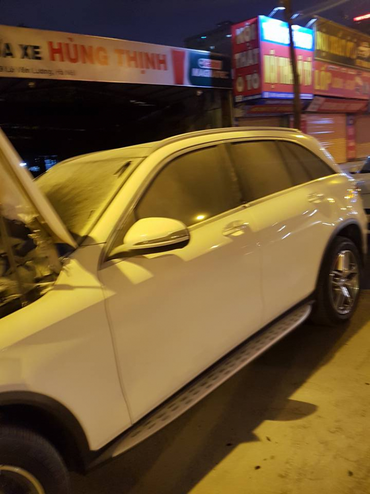 Xôn xao ảnh Mercedes GLC đầu tiên ở Việt Nam phát hoả