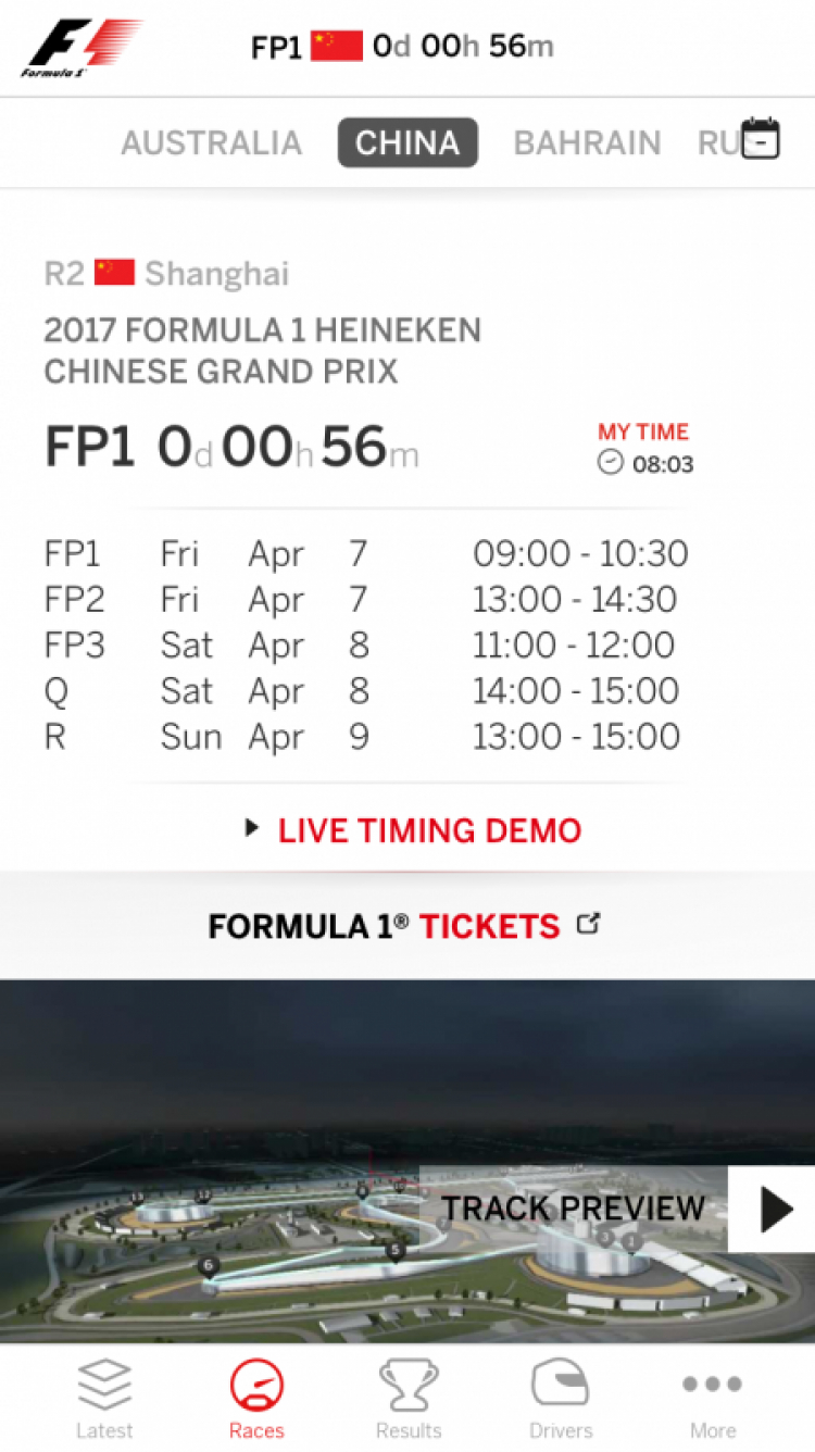 F1 2017 R2/20 China