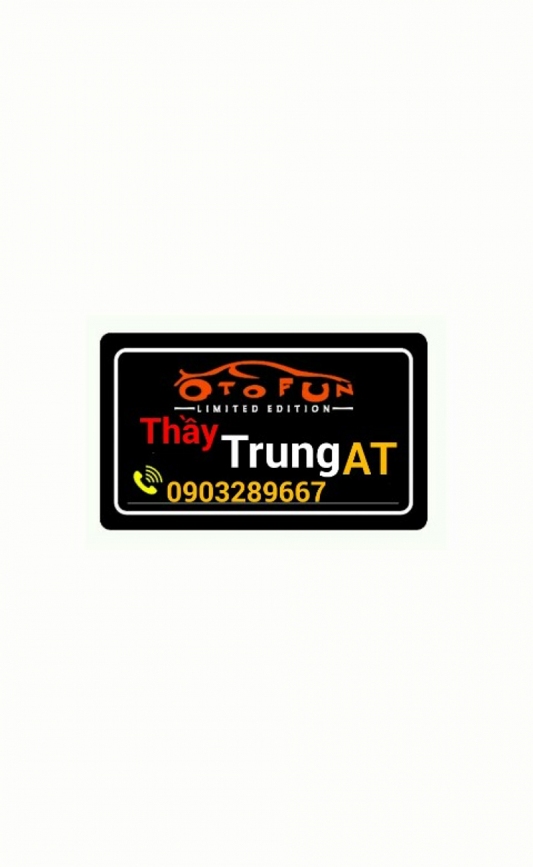 Bổ túc lái xe số tự động, thầy Trung AT Hướng dẫn các bạn mới lấy bằng hay sắp mua xe kv Hà nội