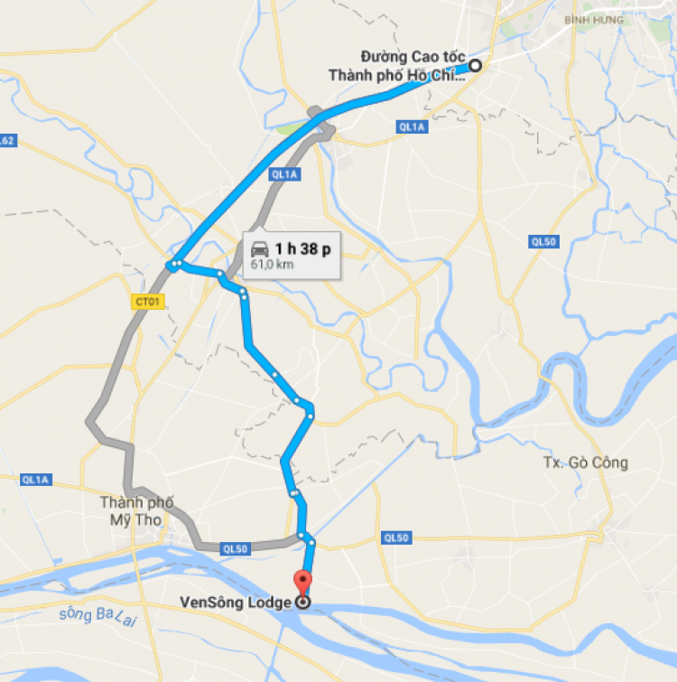 SG - Chợ Gạo tiền giang bằng đg nào tốt.?