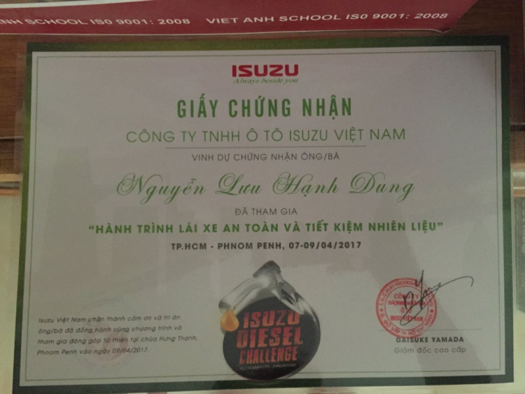 Tường thuật Hành trình “Isuzu Diesel Challenge 2017” Tường thuật Hành trình “Isuzu Diesel Challenge 2017”