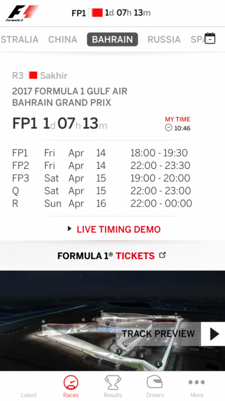F1 2017 R3/20 Bahrain