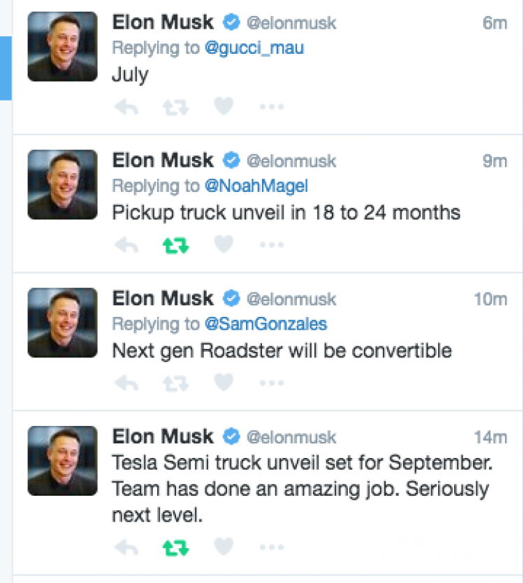 Tesla sắp ra mắt xe bán tải chạy hoàn toàn bằng điện ?