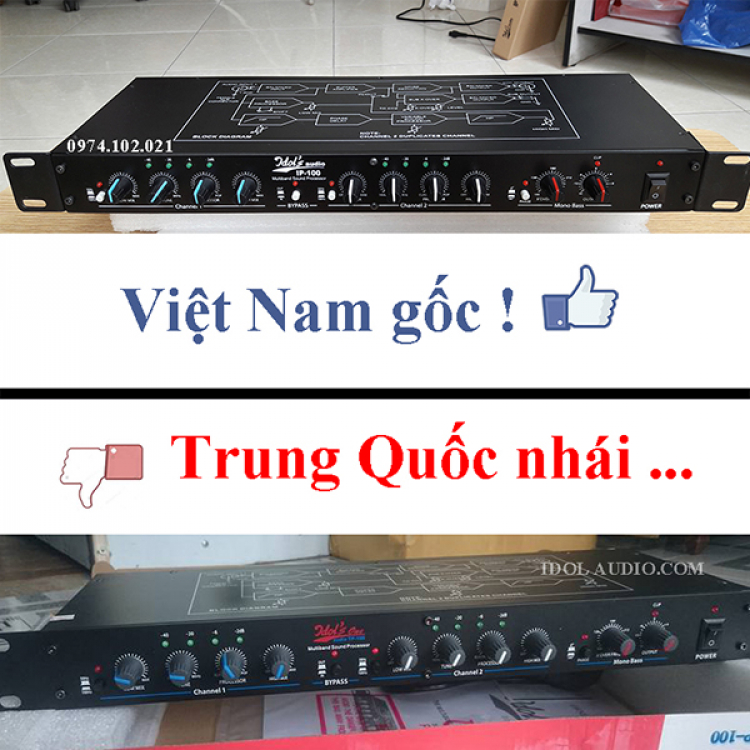 IDOL AUDIO IP-100 Lọc nâng tiếng cho KARAOKE hát nhẹ, giảm hú