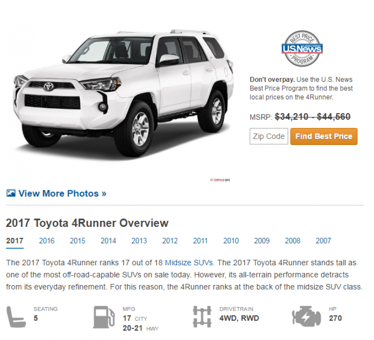Ford Explorer “làm khó” Toyota Prado tại Việt Nam Ford Explorer “làm khó” Toyota Prado tại Việt Nam