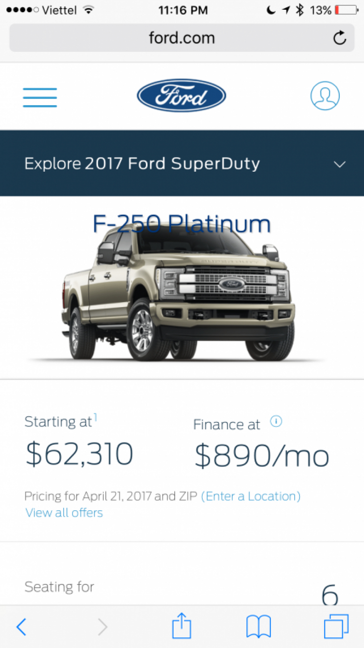 Dàn “khủng long” Ford F-150 Raptor 2017 sắp đổ bộ Việt Nam