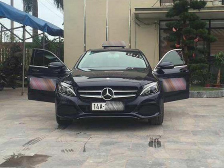 Xe sang Mercedes làm taxi ở Quảng Ninh