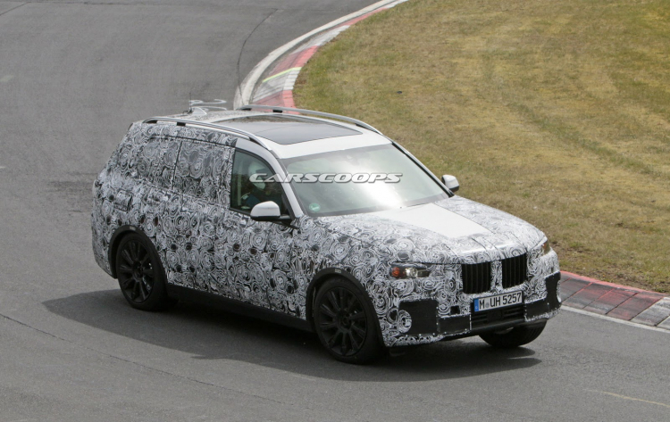 Mẫu SUV cỡ lớn BMW X7 bắt đầu giai đoạn thử nghiệm tại Nurburgring