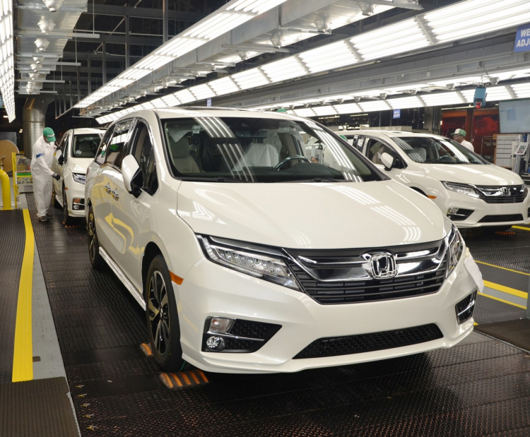Honda Odyssey 2018 bắt đầu sản xuất, mở bán từ mùa xuân năm nay