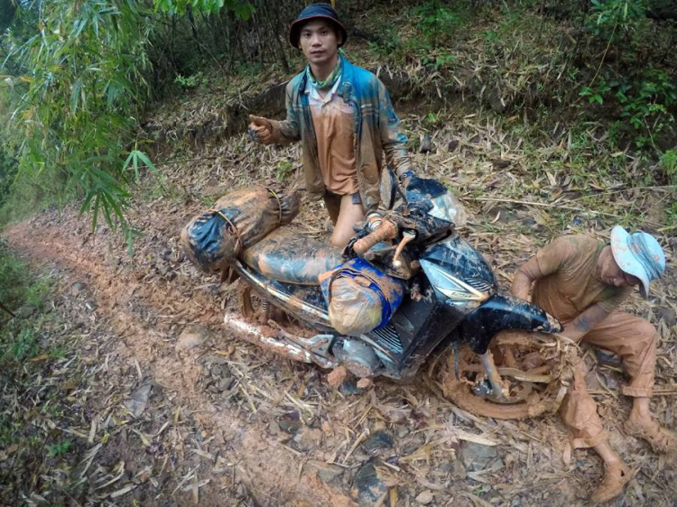 [Offroad 2 bánh] K'Tường - Tam Bố: Mưa, dốc lầy, lạnh, kiệt sức...