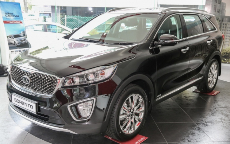 Kia Sorento ra thêm bản cao cấp ở Malaysia