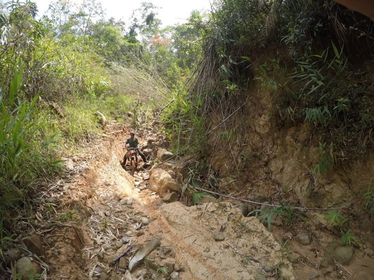 [Offroad 2 bánh] K'Tường - Tam Bố: Mưa, dốc lầy, lạnh, kiệt sức...