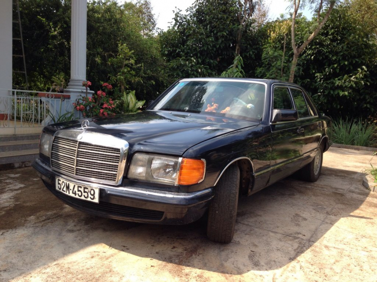 Mình vừa cuoi thị merc 280se 1984 có ai cũng đang đi merc cổ giao lưu