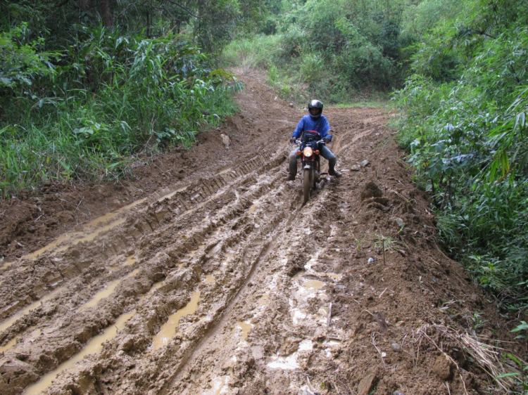 [Offroad 2 bánh] K'Tường - Tam Bố: Mưa, dốc lầy, lạnh, kiệt sức...