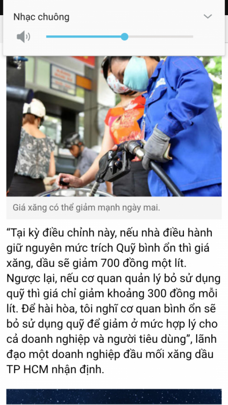 Nỗi buồn mẹ tôi: "ngày mai xăng giảm giá!"