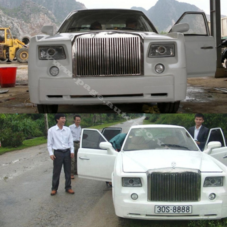 Ấn tượng những chiếc Rolls-Royce Phantom làm từ xe ‘đồng nát’ tại Việt Nam